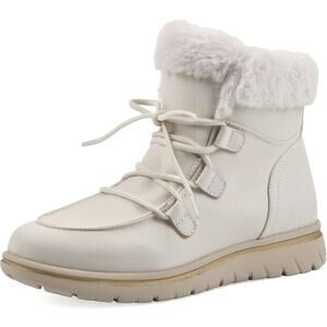 Cliffs White Mountain Women Harisson Hiker Boots Size US 8W Winter White Fabric